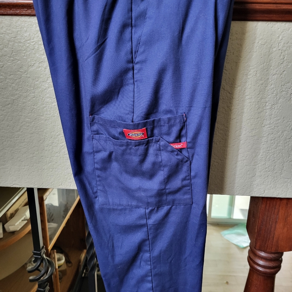Dickies Modern Classic Navy Blue Scrub Pants Size Small